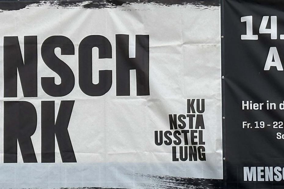 Kunstausstellung MENSCHWERK in Aschaffenburg 04.2023