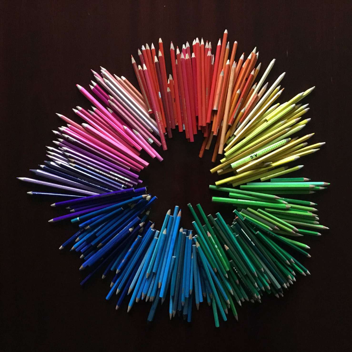  Bunstifte - Farbkreis