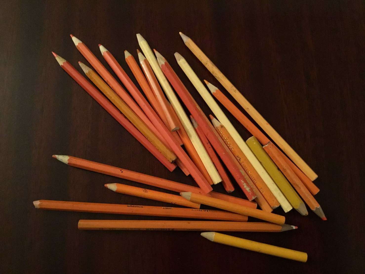  Bunstifte - Farbe - Orange